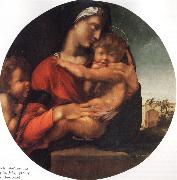 Madonna and Child with the Young St.Fohn BERRUGUETE, Alonso